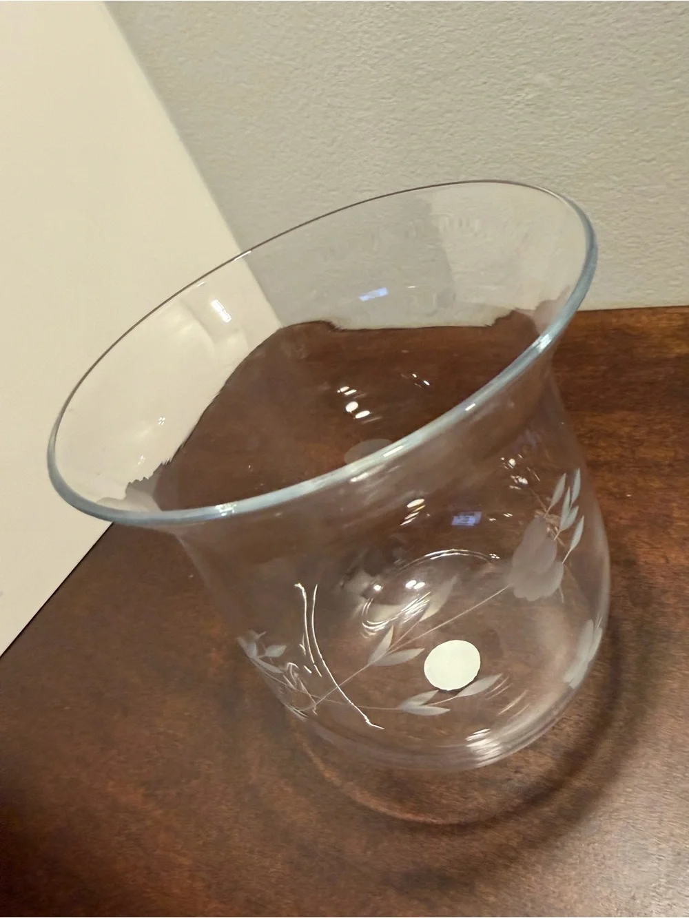 Princess House Crystal Candleholder, item # 5351B REPLACEMENT ONLY.